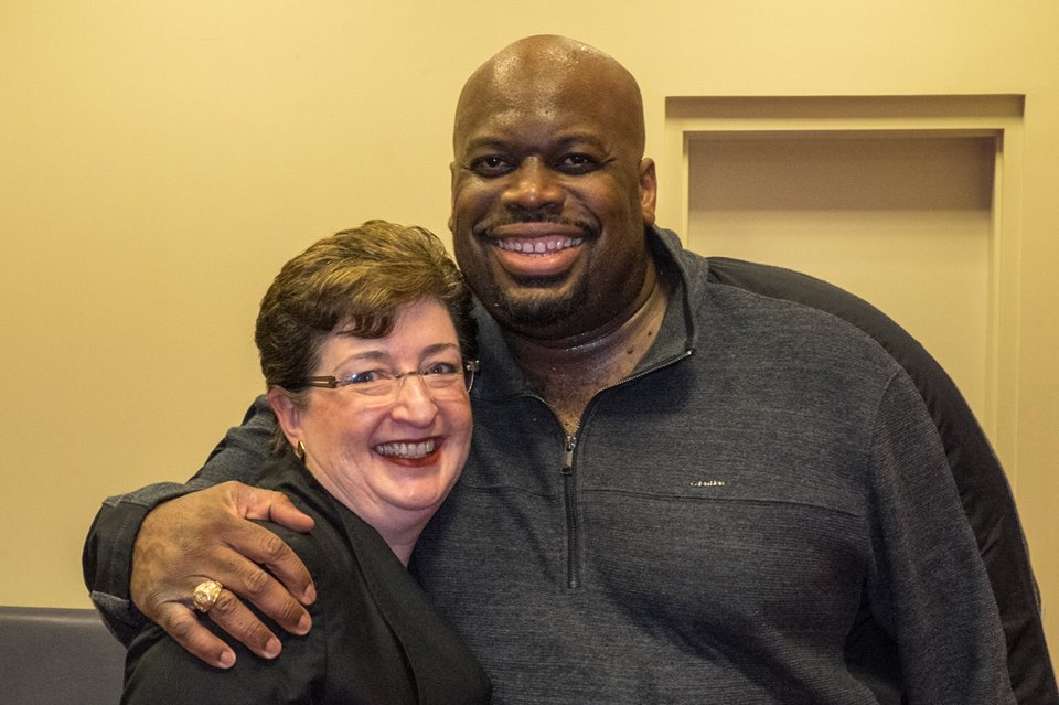 I was so excited to be able to meet 1991 graduate of The Citadel, Morris Robinson. photo by Stanley Leary