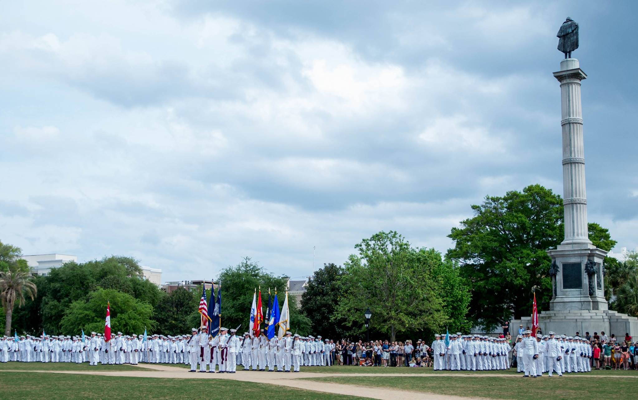 The Class of 2018 marched into Marion Square and affirmed their oath. Photo by Stacy Carter Photography Studios