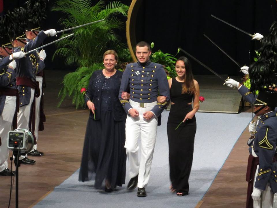 It is such a proud moment to walk through the ring with your cadet.